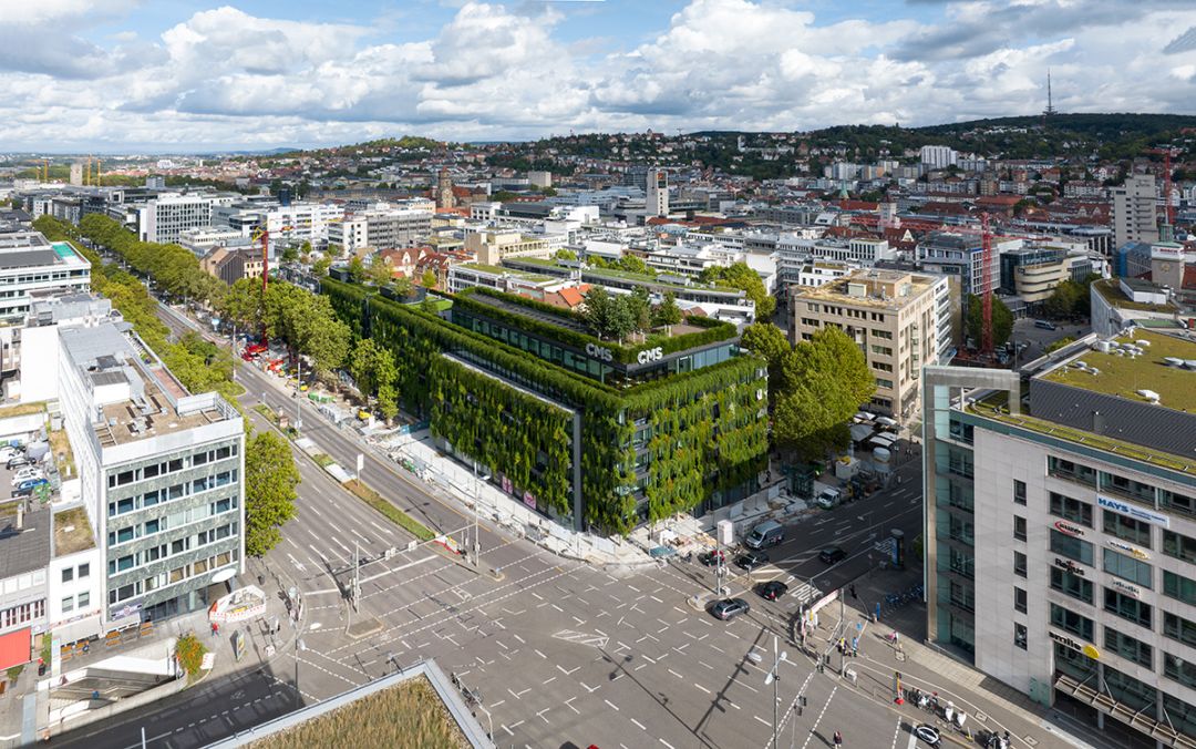 Calwer Passage Stuttgart Vogelperspektive