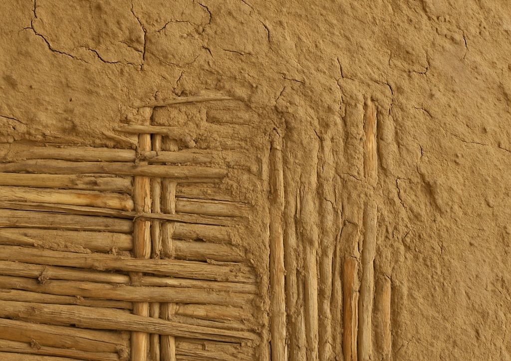 Schilf-Lehm-Wand