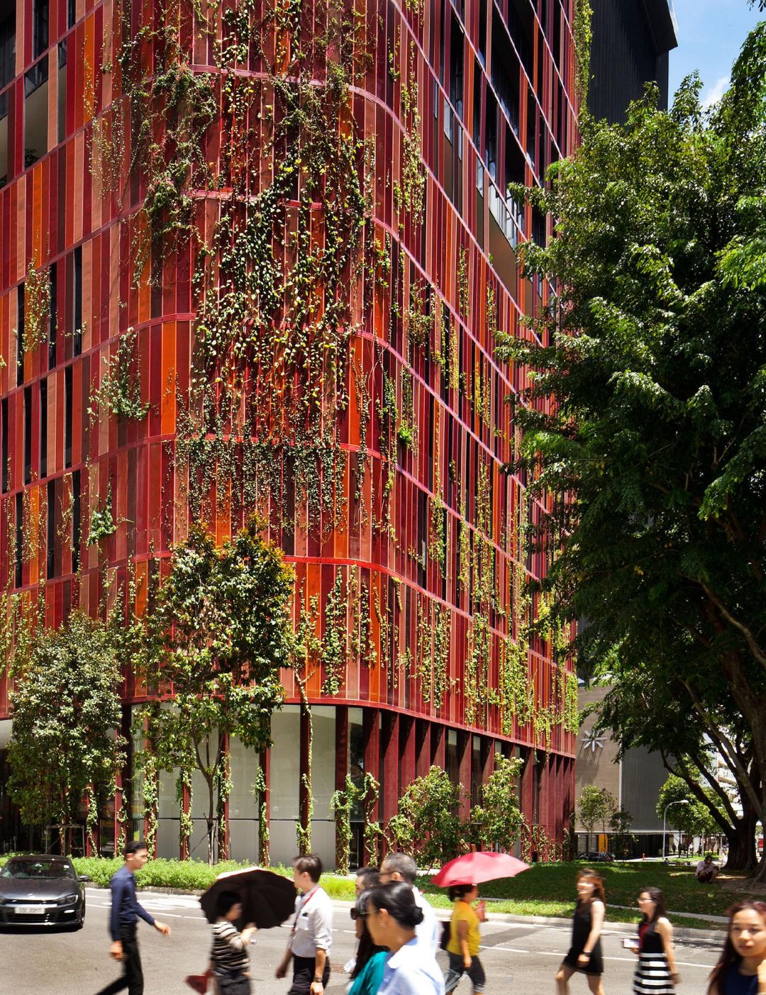 Fassade des Oasis Hotel Downtown Singapur