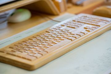 Bambus Tastatur