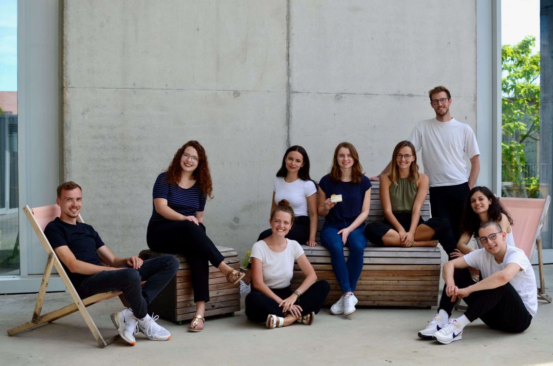 Das 11-köpfige Team von eco:fibr - jung und interdisziplinär